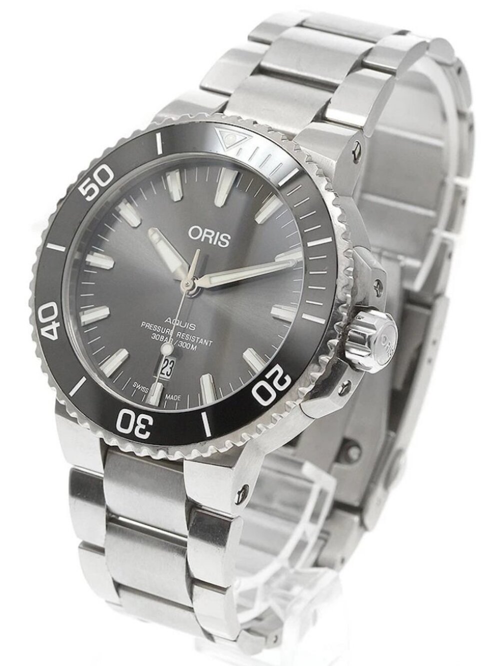 ORIS Aquis 01 733 7730 7153 Date black Dial Automatic Men's Watch_972986